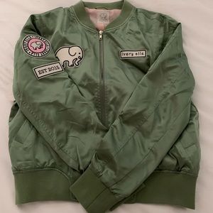Brand new Ivory Ella bomber jacket
